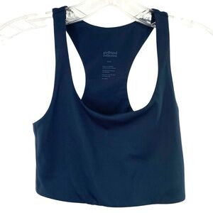 Girlfriend Collective Paloma Racerback Sports Bra Navy Blue